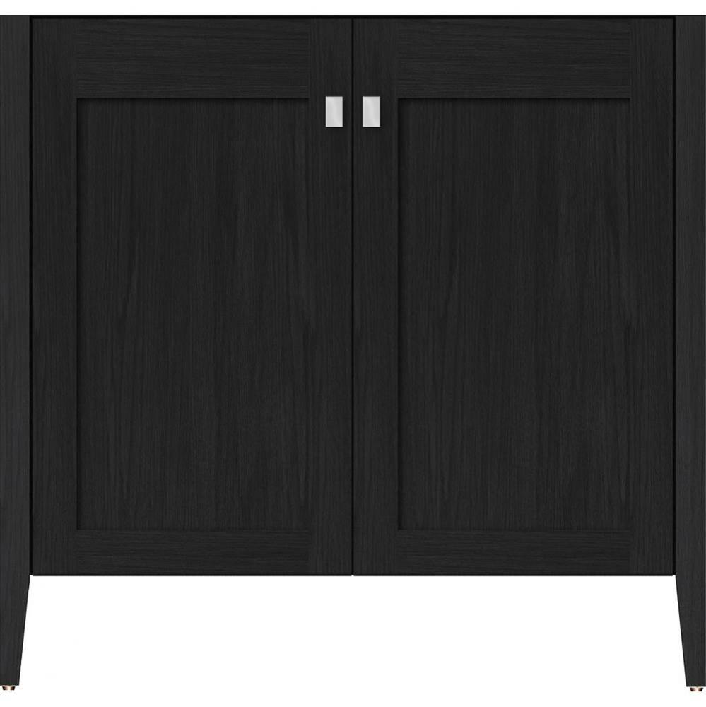 36 X 21.5 X 34.5 Newhalem Vanity Nh Shaker Midnight Oak Std