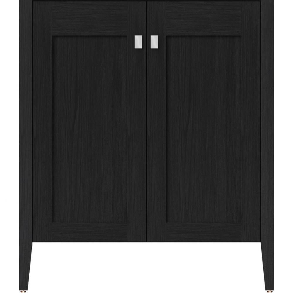 30 X 19 X 34.5 Newhalem Vanity Nh Shaker Midnight Oak Std