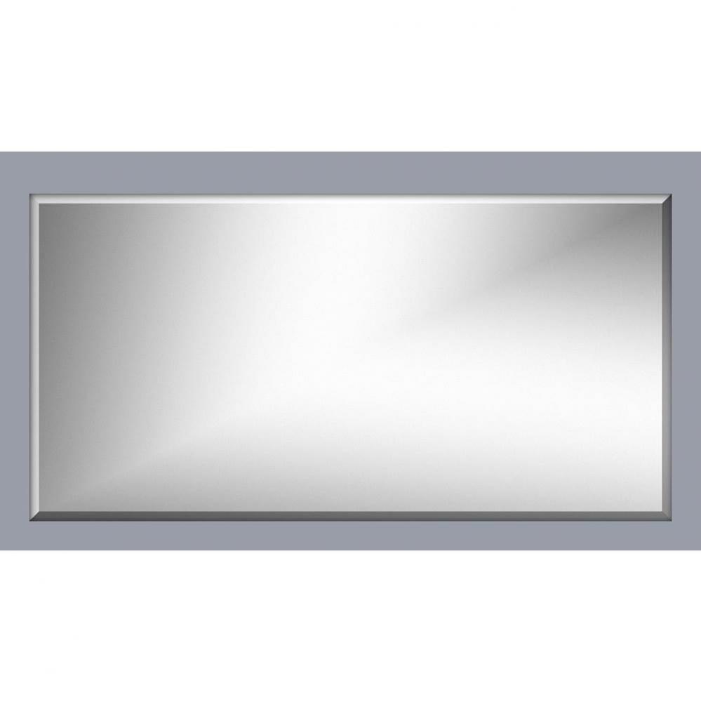 54 X 30.75 Newhalem Beveled Mirror Sat Silver