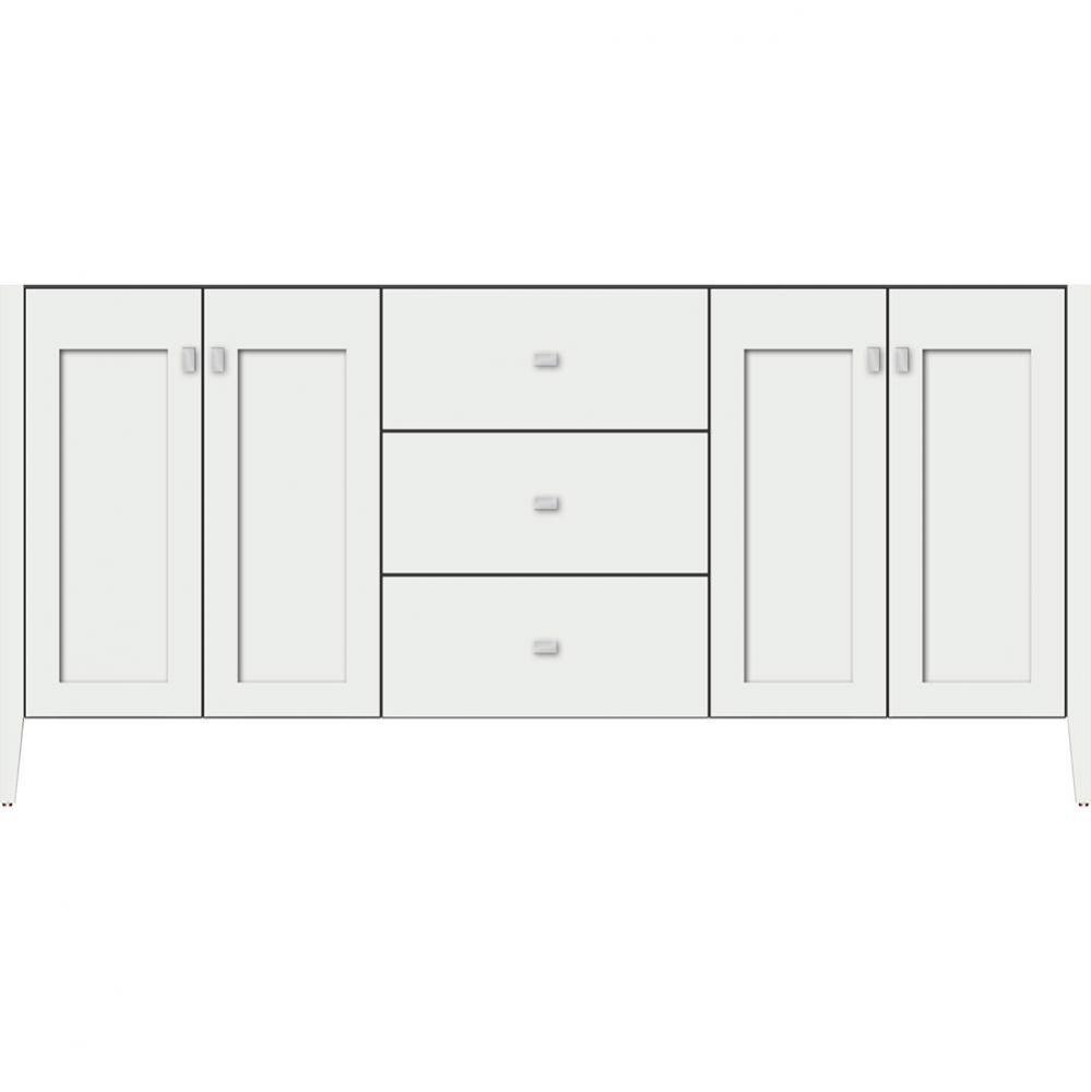 72 X 21.5 X 34.5 Newhalem Vanity Nh Shaker/Slab Powder Grey Db