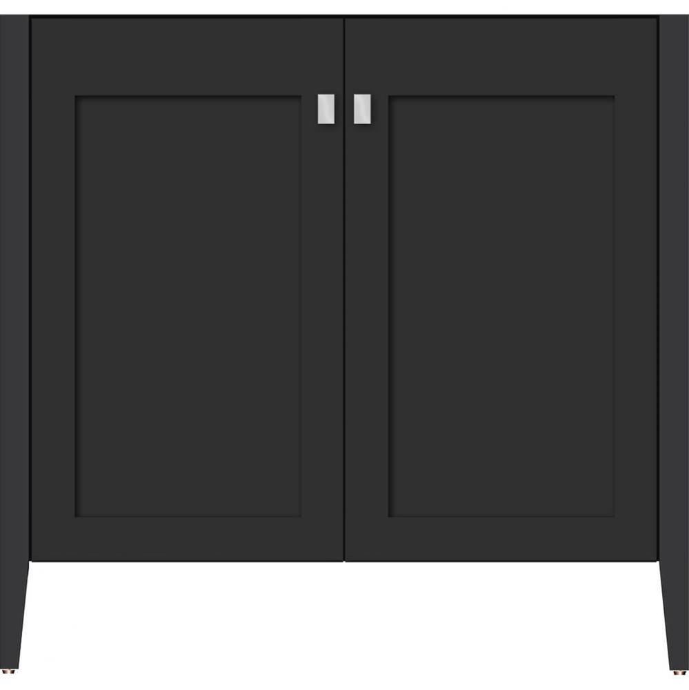 36 X 19 X 34.5 Newhalem Vanity Nh Shaker Sat Black Std
