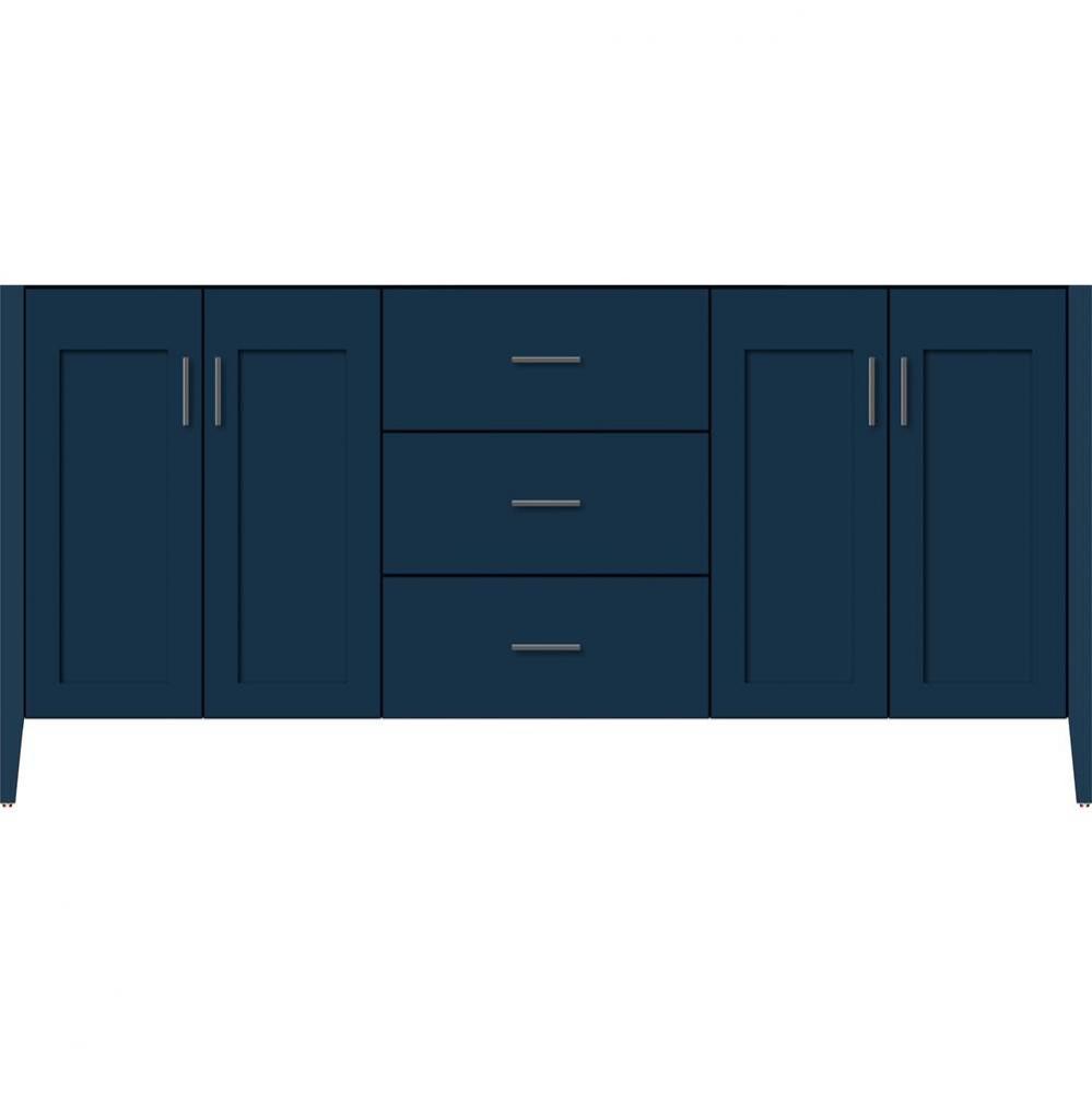 72 X 19 X 34.5 Newhalem Vanity Nh Shaker/Slab Lapis Night Db