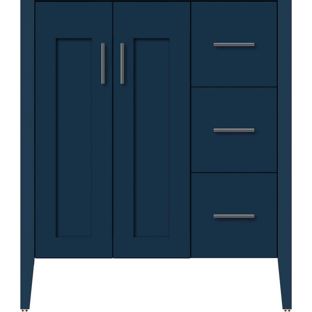30 X 19 X 34.5 Newhalem Vanity Nh Shaker/Slab Lapis Night Rh
