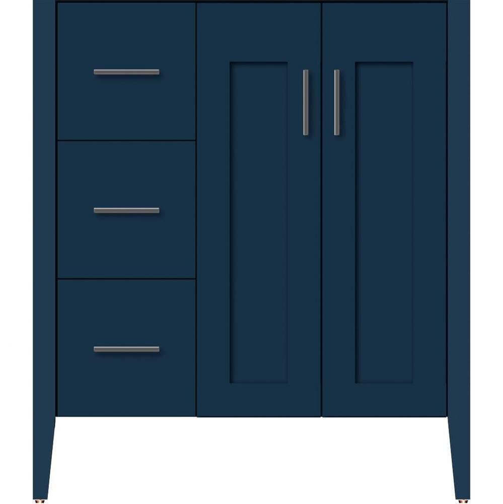 30 X 19 X 34.5 Newhalem Vanity Nh Shaker/Slab Lapis Night Lh