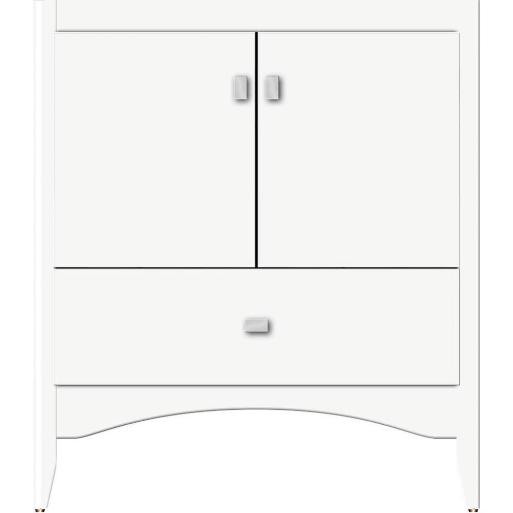 30 X 21 X 34.5 Wallingford Vanity Slab Sat White Std