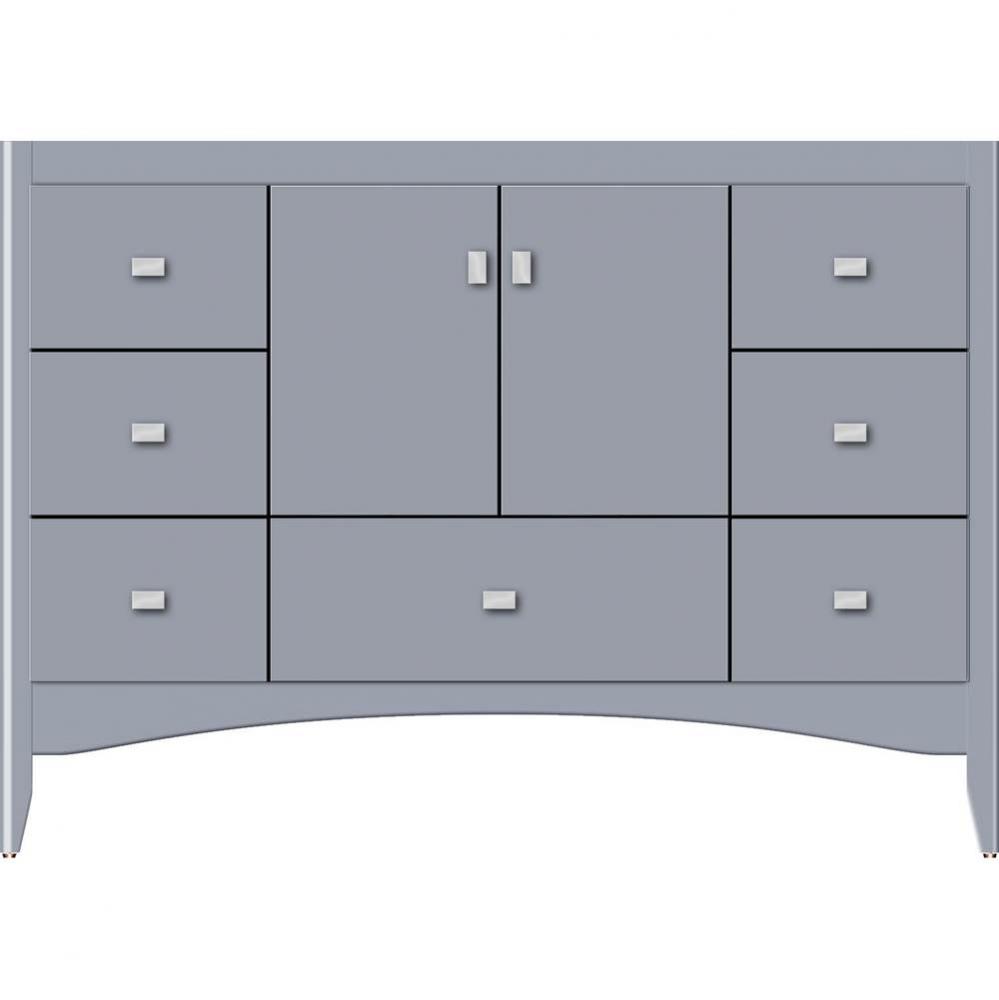 48 X 18 X 34.5 Wallingford Vanity Slab Sat Silver Sb