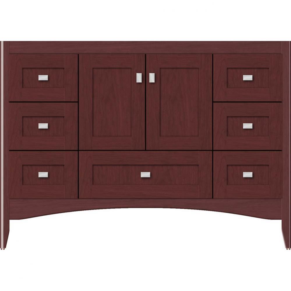 48 X 18 X 34.5 Wallingford Vanity Shaker Dk Cherry Sb