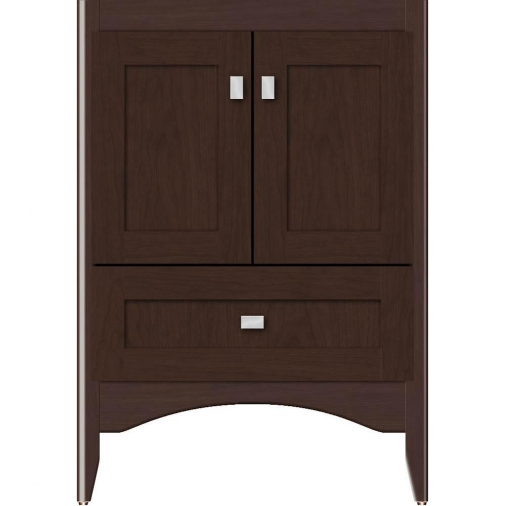 24 X 21 X 34.5 Wallingford Vanity Shaker Choc Cherry Std