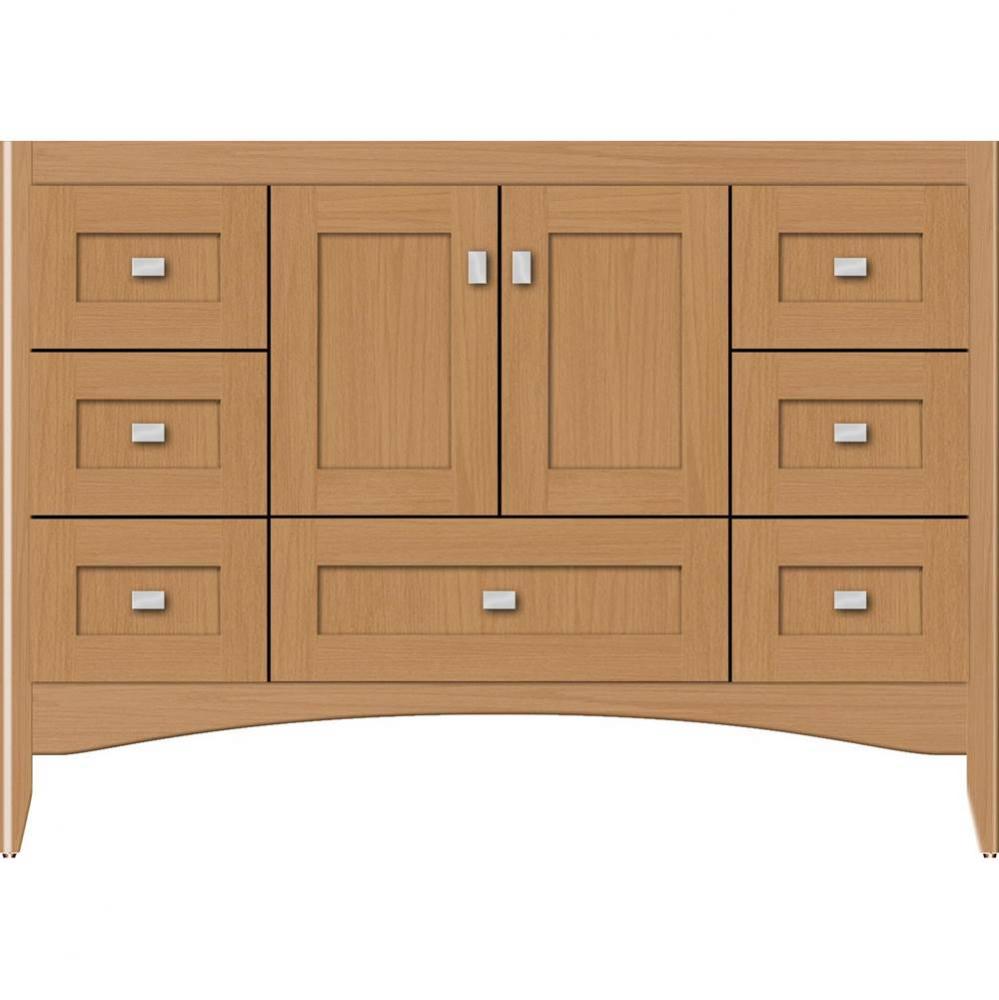 48 X 18 X 34.5 Wallingford Vanity Shaker Nat Oak Sb