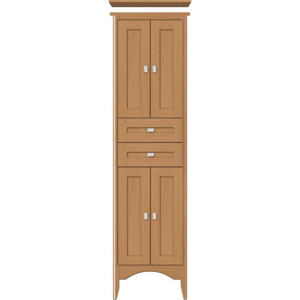 19.5 X 21 X 70 Wallingford Linen Shaker Nat Oak