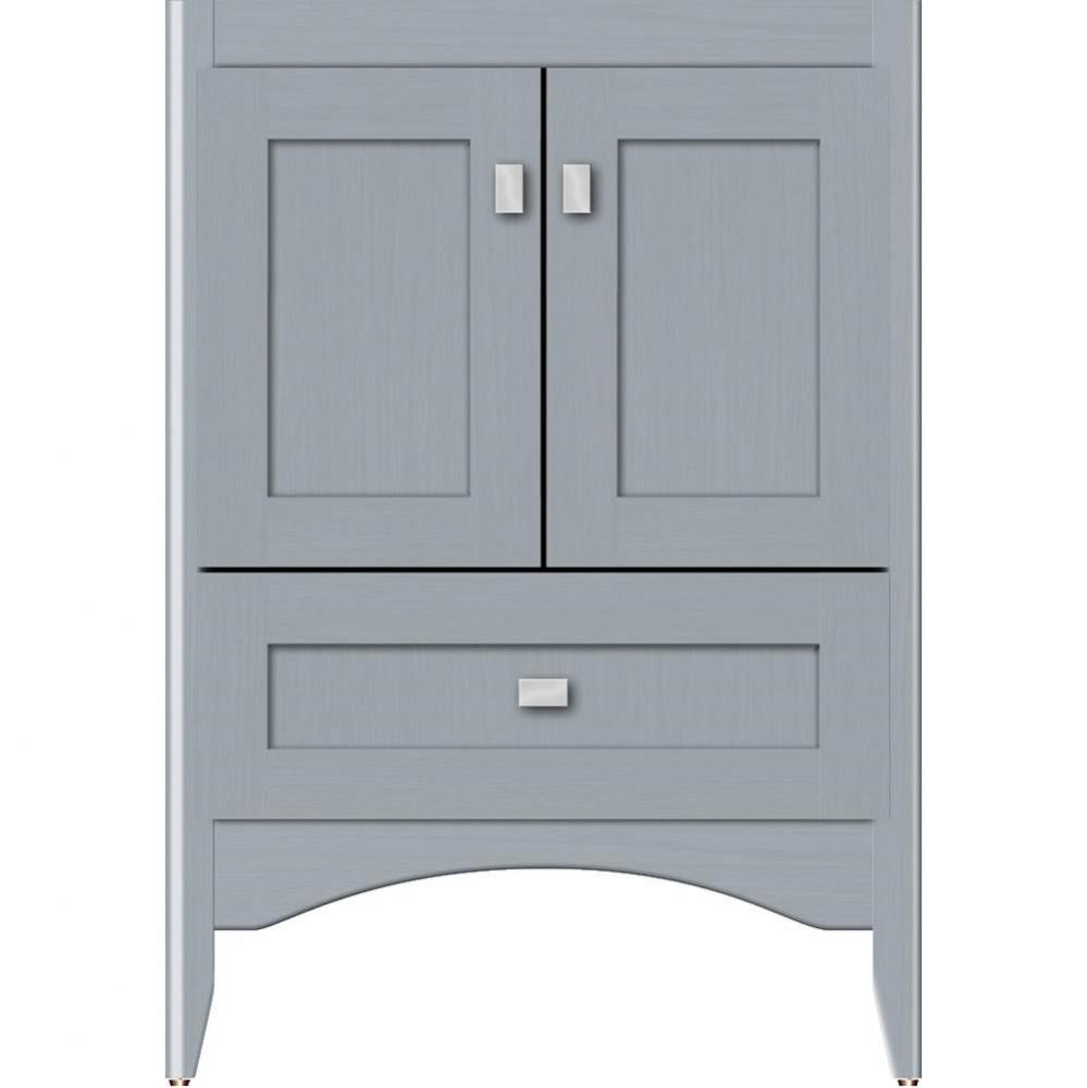 24 X 21 X 34.5 Wallingford Vanity Shaker Silver Oak Std