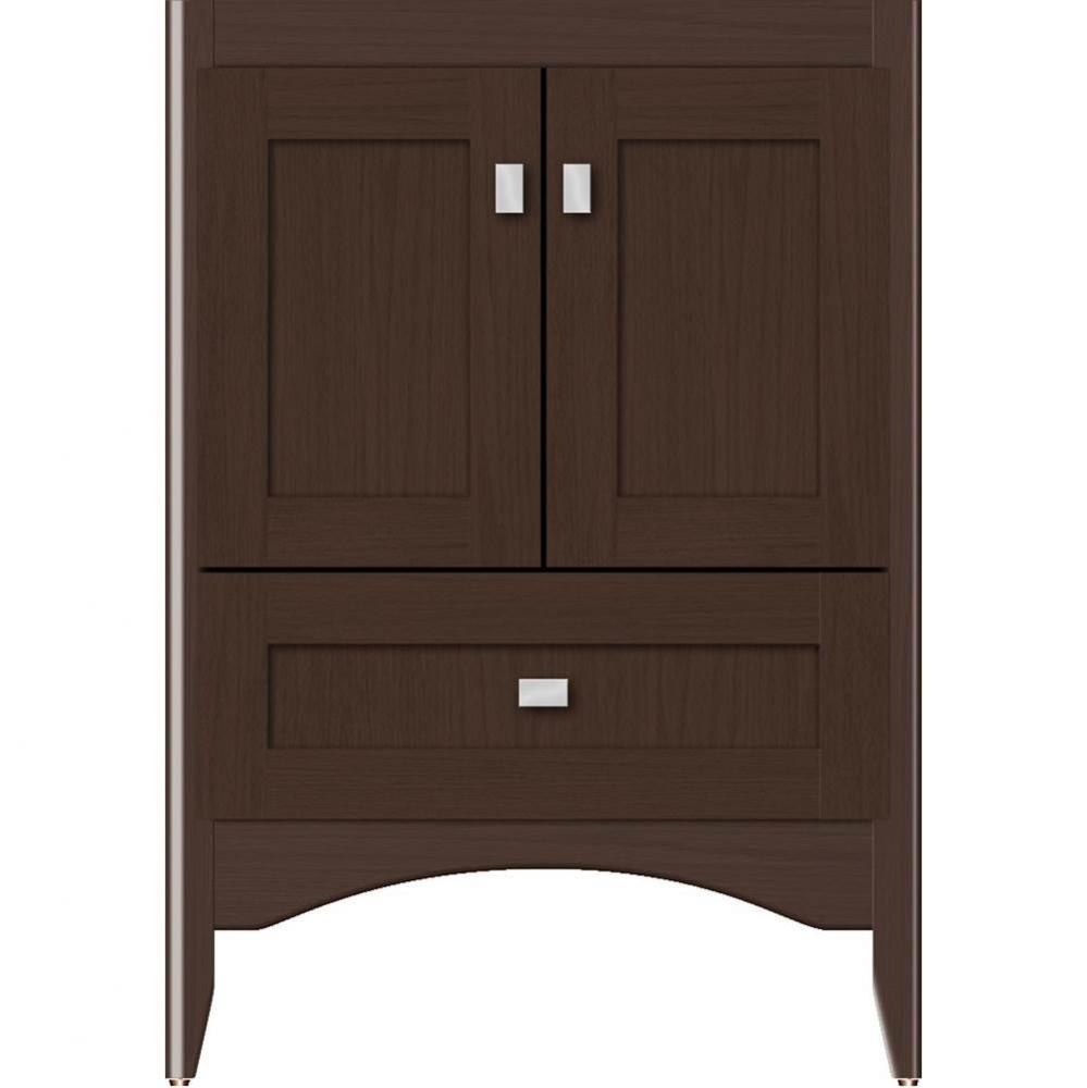 24 X 18 X 34.5 Wallingford Vanity Shaker Choc Oak Std