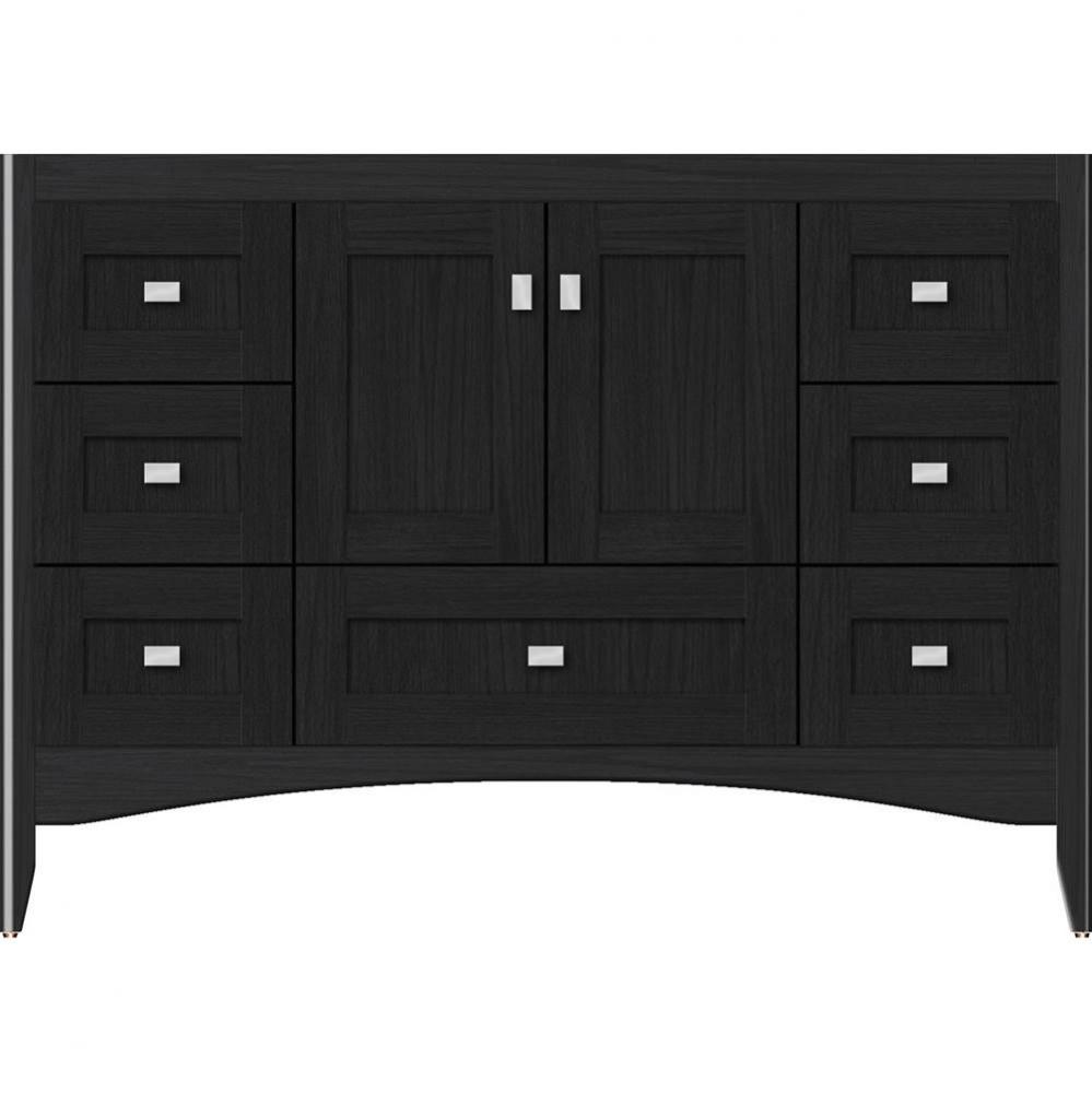 48 X 18 X 34.5 Wallingford Vanity Shaker Midnight Oak Sb