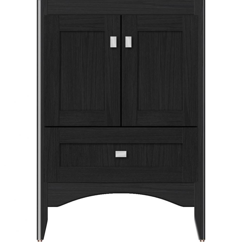 24 X 18 X 34.5 Wallingford Vanity Shaker Midnight Oak Std