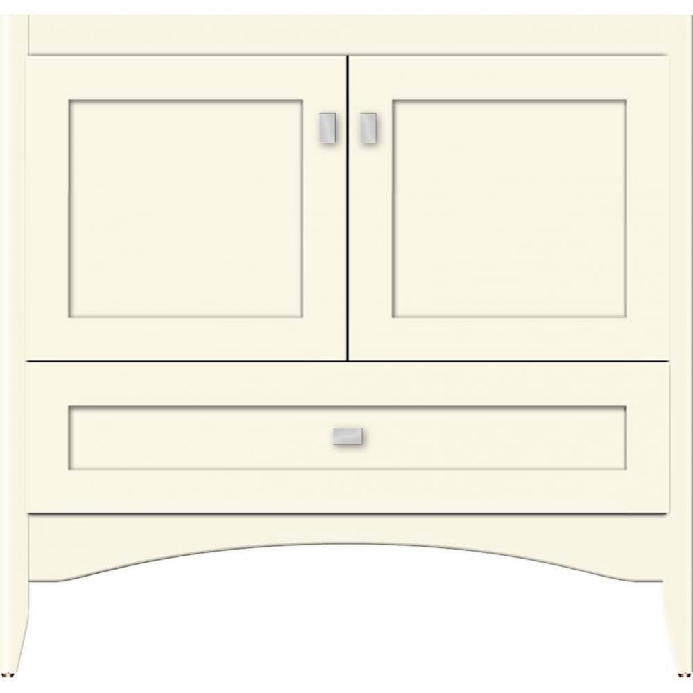 36 X 18 X 34.5 Wallingford Town Vanity Shaker Sat Biscuit 3 Drw