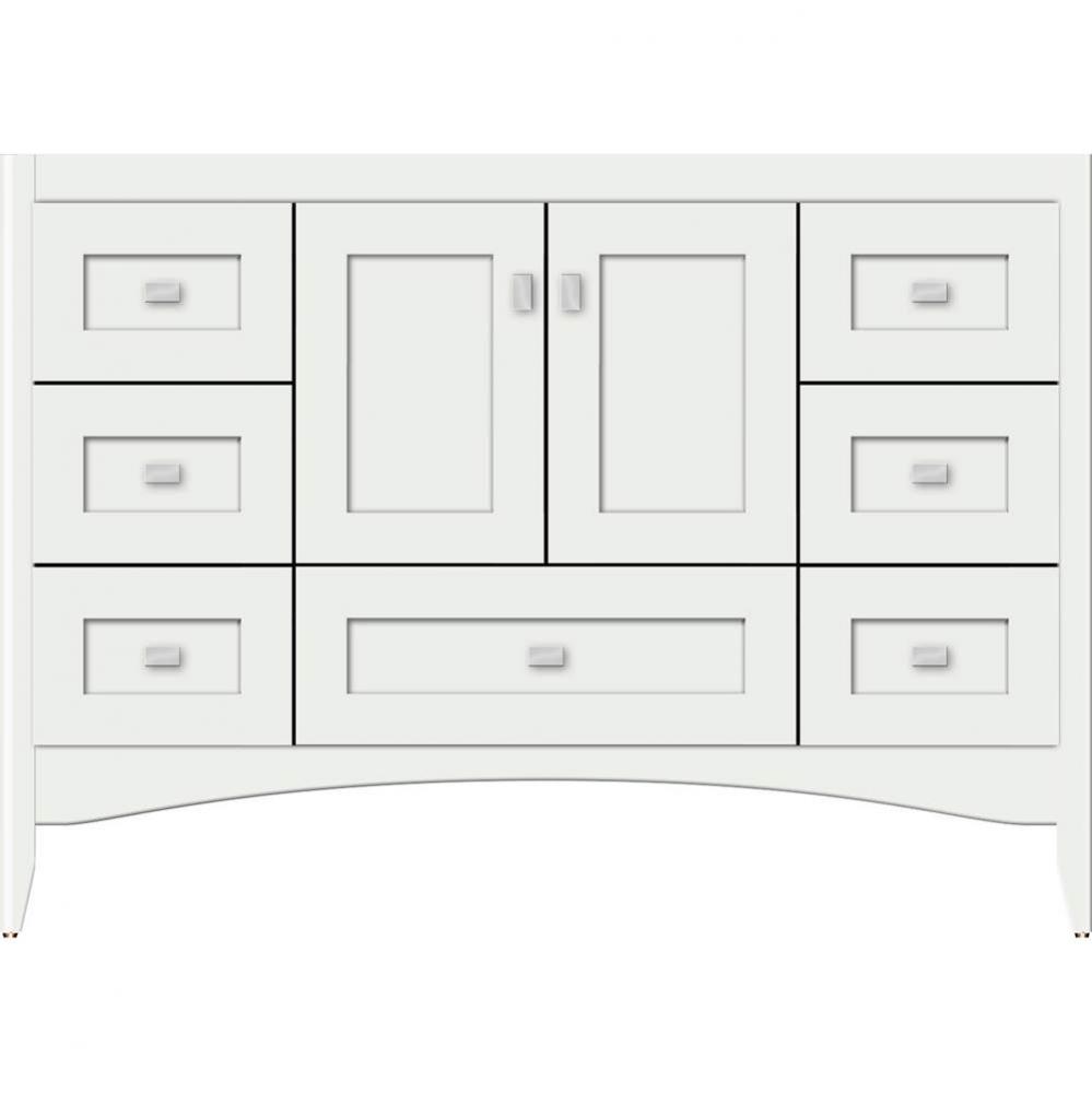 48 X 21 X 34.5 Wallingford Vanity Shaker Powder Grey Sb