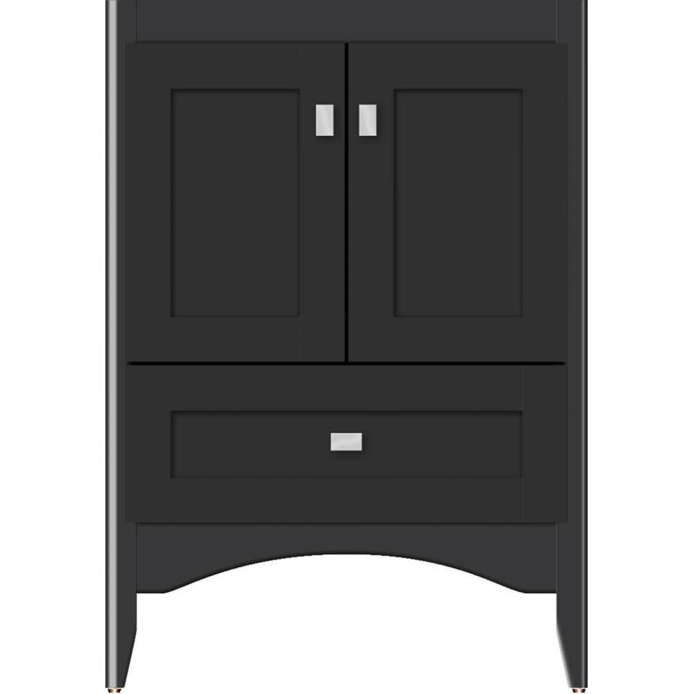 24 X 21 X 34.5 Wallingford Vanity Shaker Sat Black Std