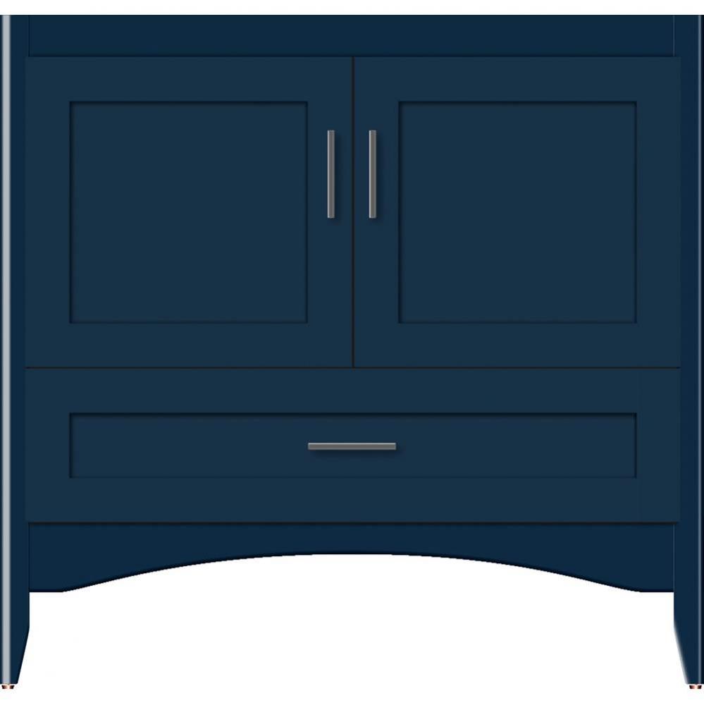 36 X 18 X 34.5 Wallingford Town Vanity Shaker Lapis Night 3 Drw