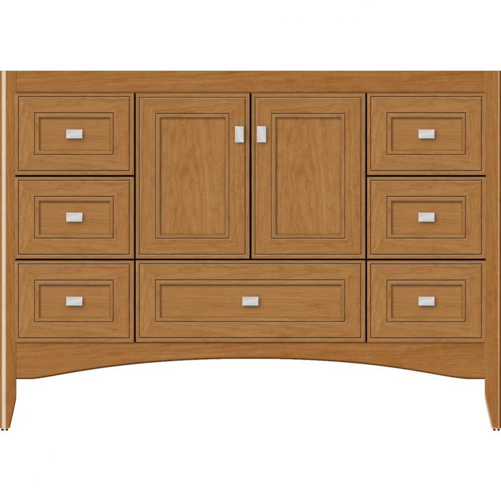 48 X 21 X 34.5 Wallingford Vanity Deco Miter Nat Cherry Sb