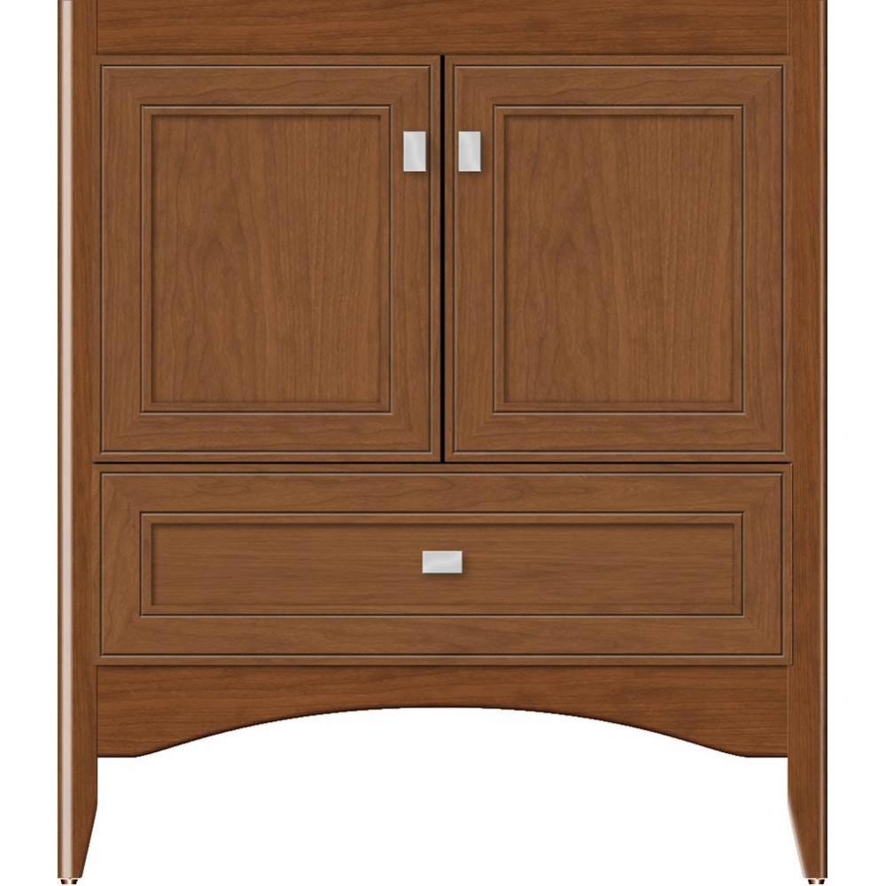 30 X 18 X 34.5 Wallingford Town Vanity Deco Miter Cinn Cherry 3 Drw