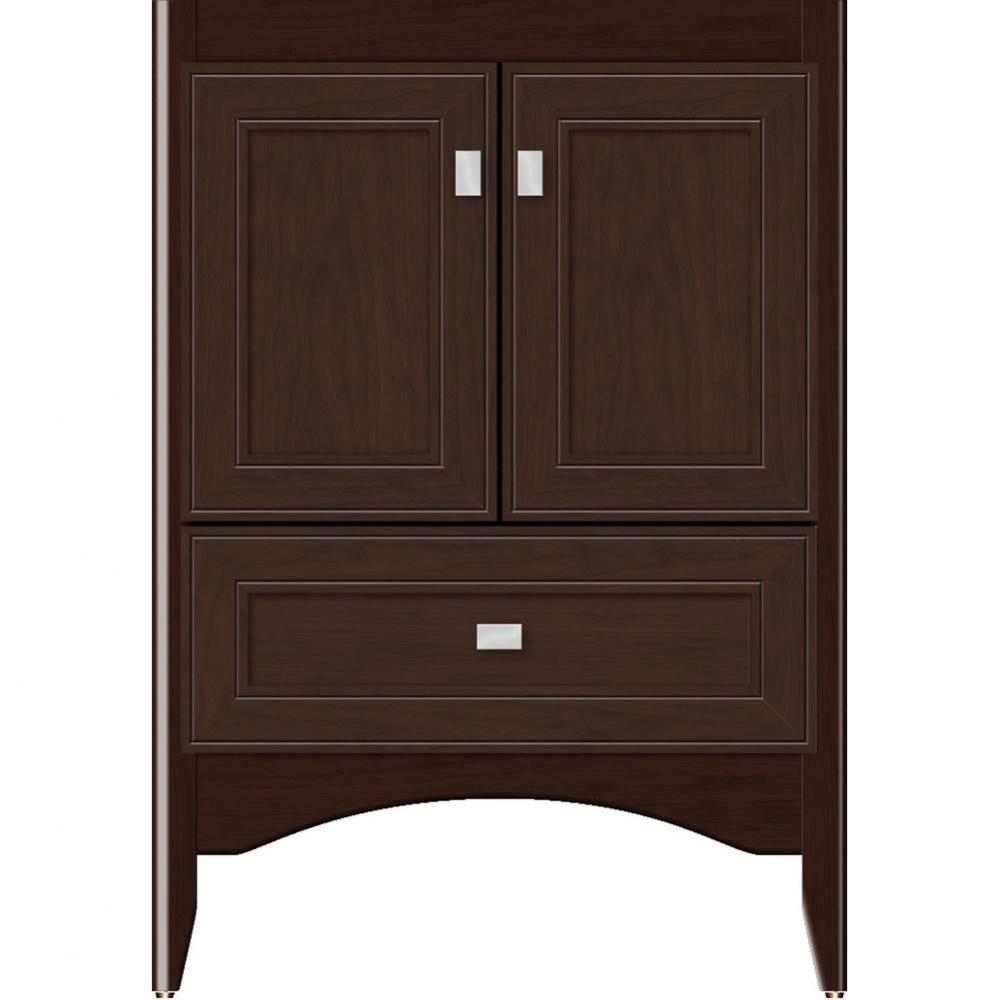 24 X 18 X 34.5 Wallingford Vanity Deco Miter Choc Cherry Std