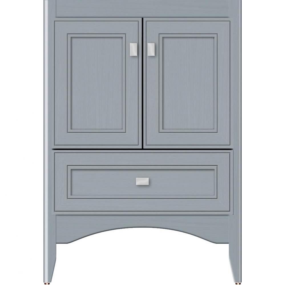 24 X 21 X 34.5 Wallingford Vanity Deco Miter Silver Oak Std