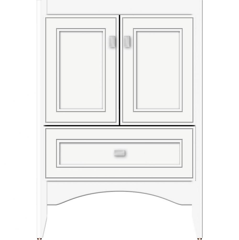 24 X 21 X 34.5 Wallingford Vanity Deco Miter Sat White Std