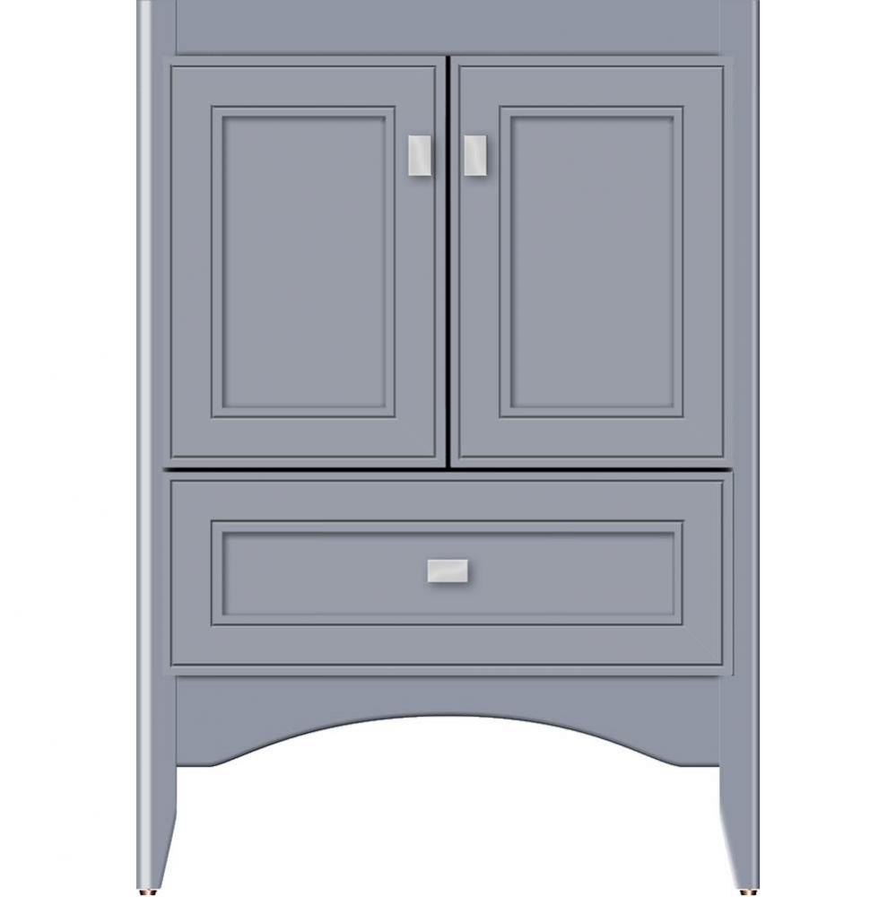 24 X 21 X 34.5 Wallingford Vanity Deco Miter Sat Silver Std