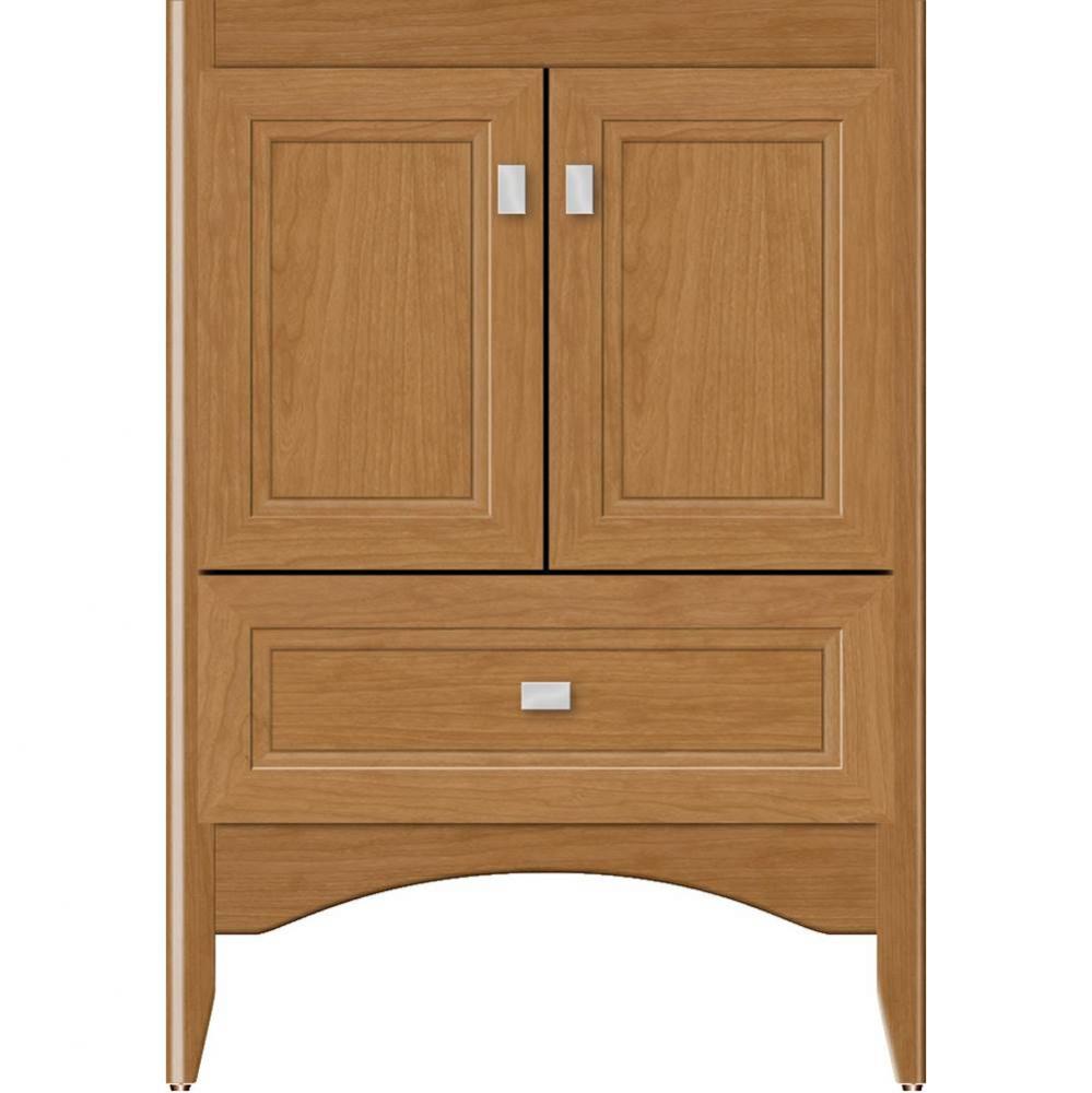 24 X 21 X 34.5 Wallingford Vanity Ogee Miter Nat Cherry Std