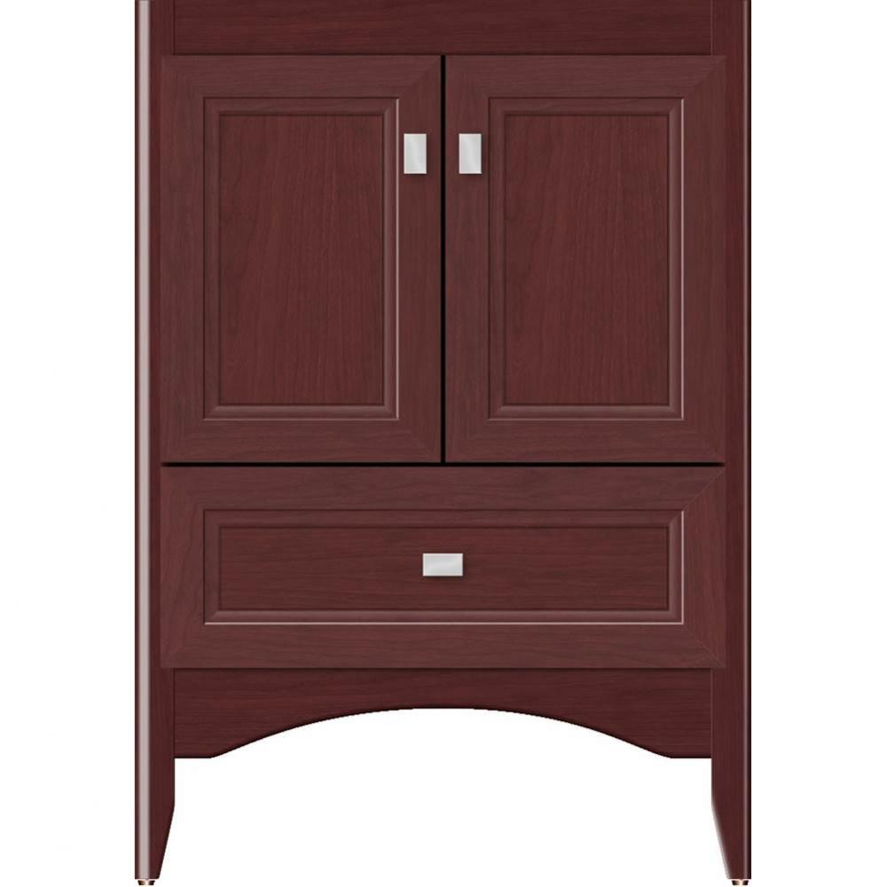 24 X 18 X 34.5 Wallingford Vanity Ogee Miter Dk Cherry Std