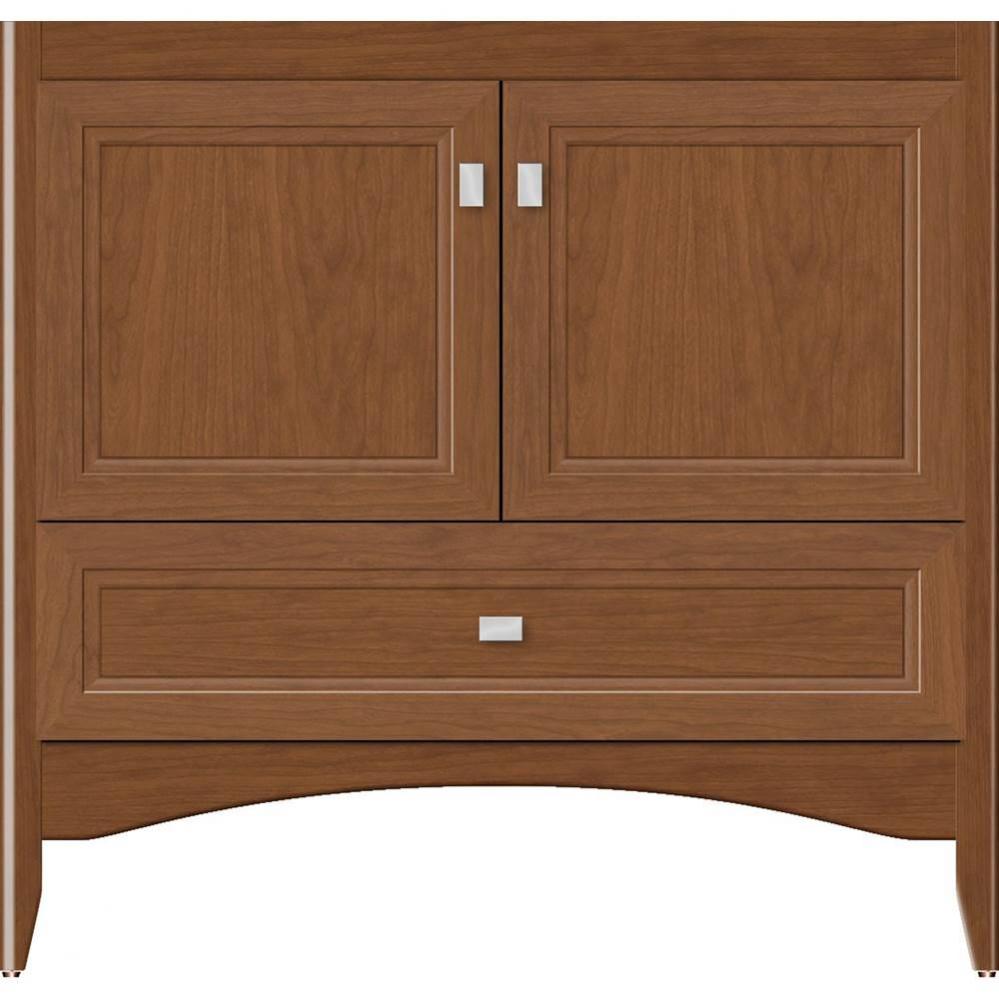 36 X 21 X 34.5 Wallingford Town Vanity Ogee Miter Cinn Cherry 3 Drw