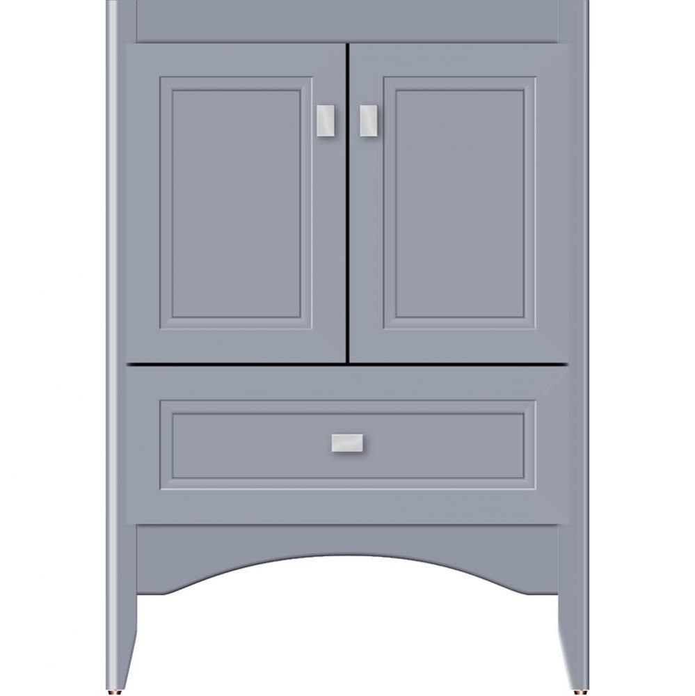 24 X 21 X 34.5 Wallingford Vanity Ogee Miter Sat Silver Std