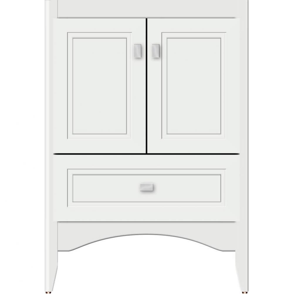 24 X 18 X 34.5 Wallingford Vanity Ogee Miter Powder Grey Std