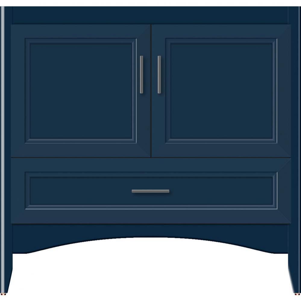 36 X 21 X 34.5 Wallingford Town Vanity Ogee Miter Lapis Night 3 Drw