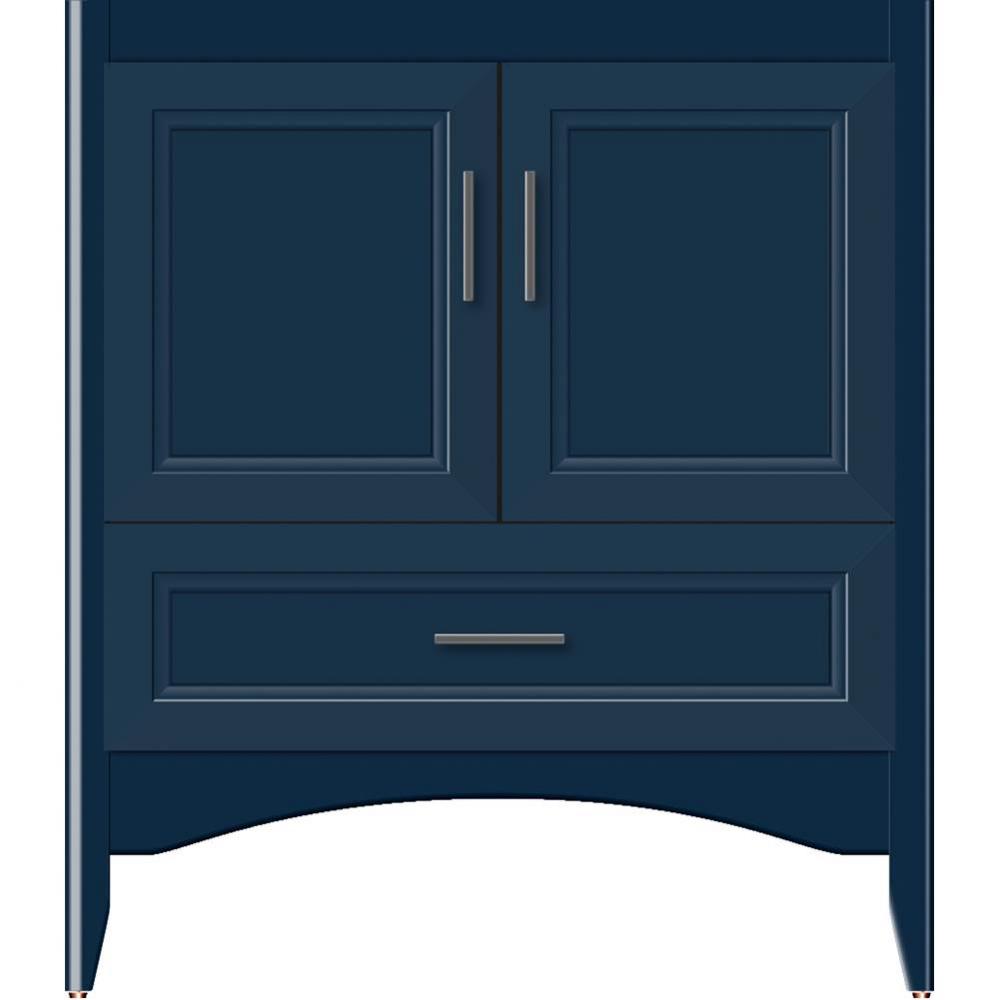 30 X 21 X 34.5 Wallingford Town Vanity Ogee Miter Lapis Night 3 Drw