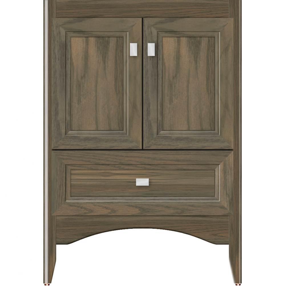 24 X 18 X 34.5 Ravenna Vanity Ogee Miter Dusky Oak Std