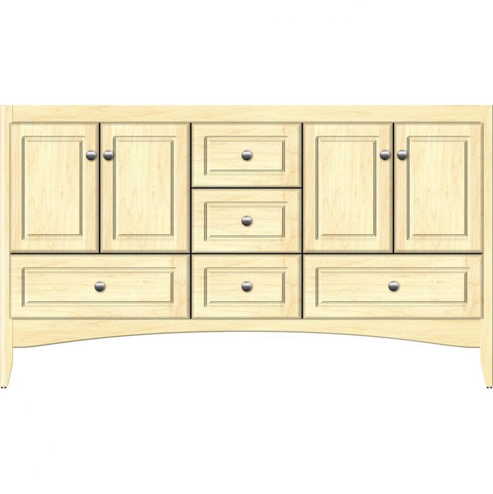 60 X 18 X 34.5 Wallingford Vanity Ultra Nat Maple Db