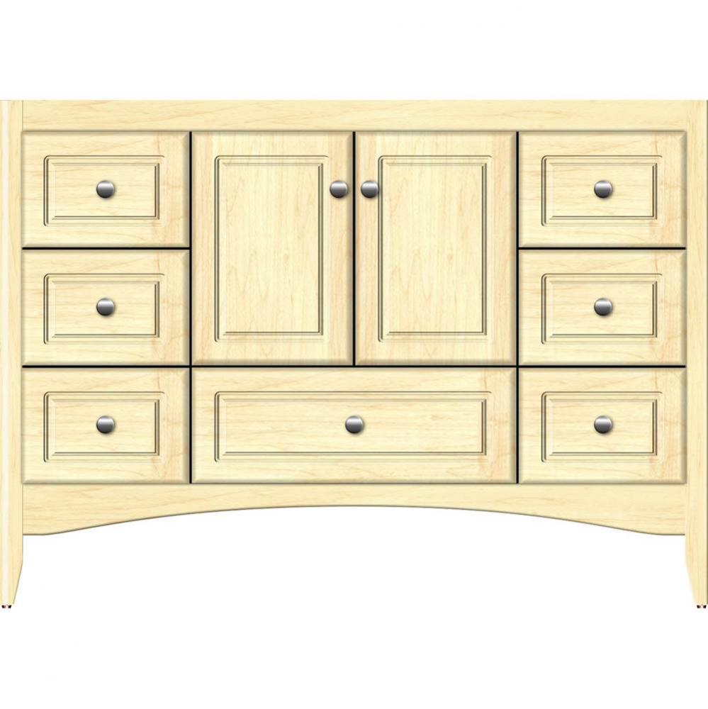 48 X 21 X 34.5 Wallingford Vanity Ultra Nat Maple Sb