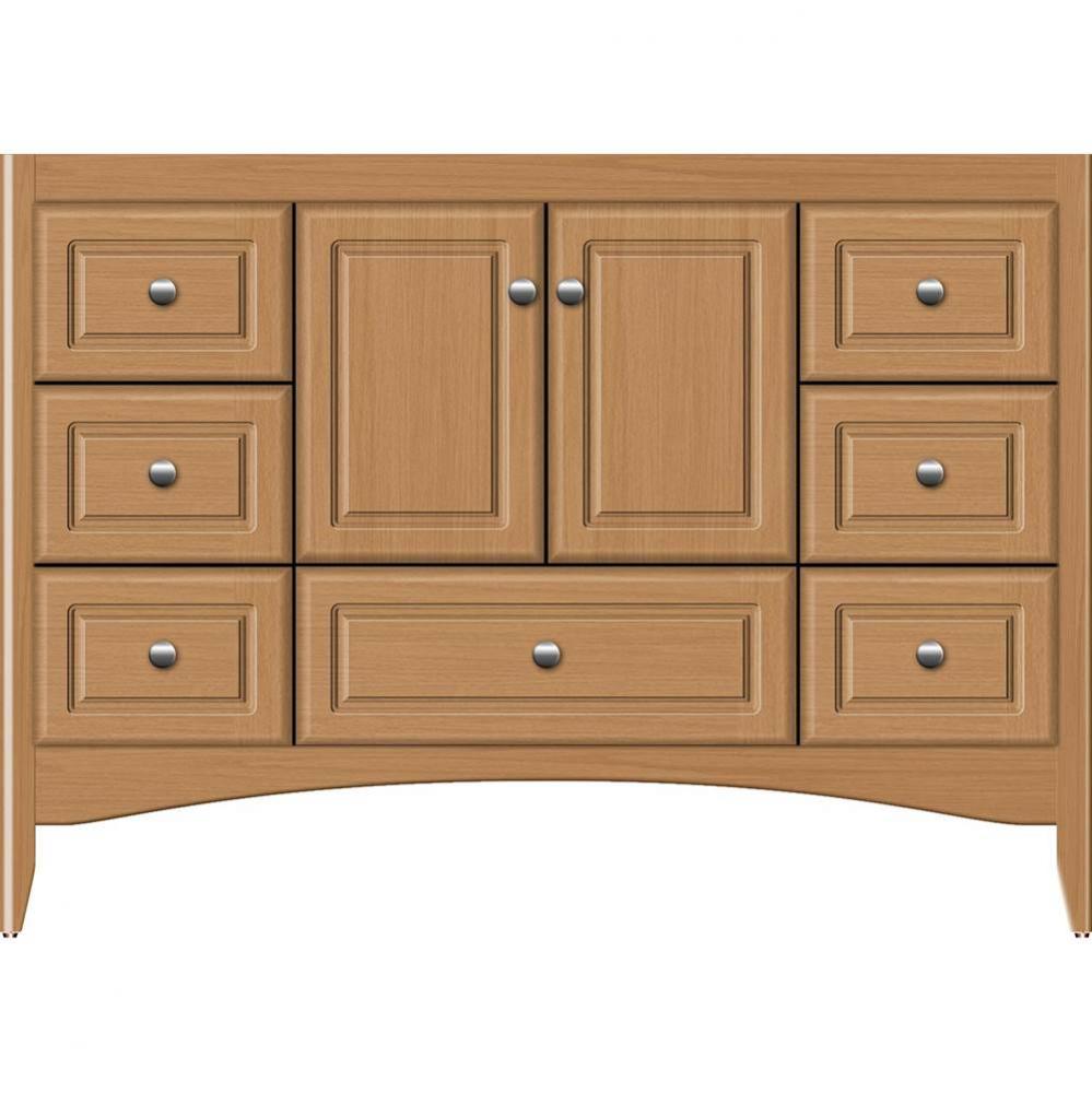 48 X 21 X 34.5 Wallingford Town Vanity Ultra Nat Oak 6 Drw