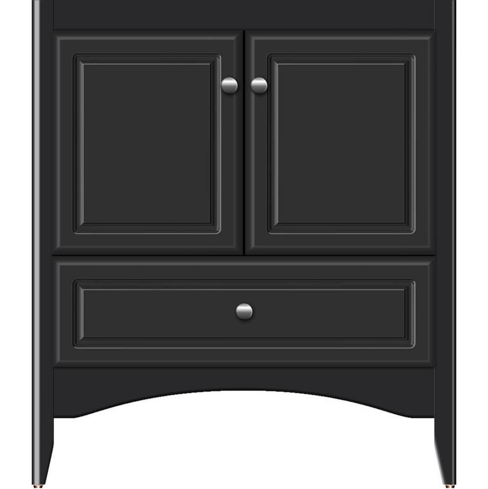 30 X 18 X 34.5 Wallingford Vanity Ultra Sat Black Std