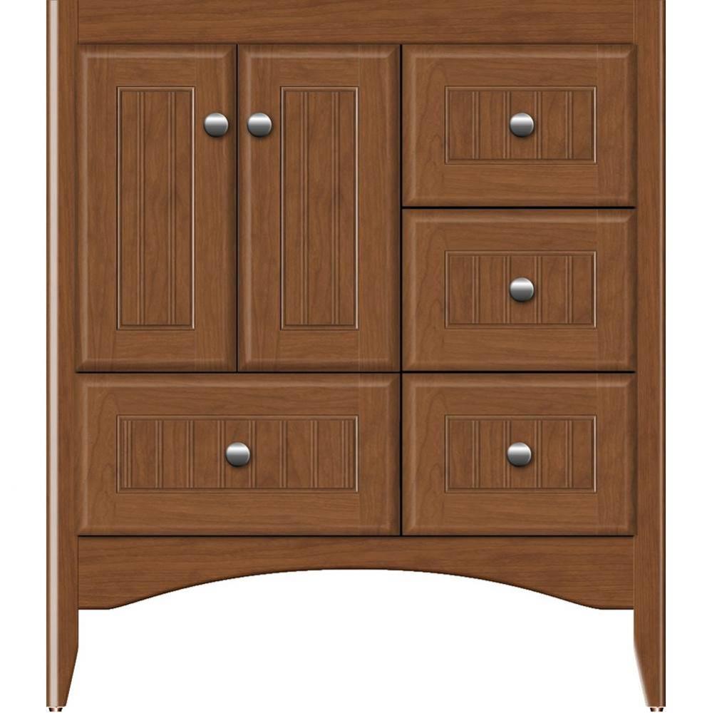 30 X 18 X 34.5 Wallingford Vanity Beaded Cinn Cherry Rh