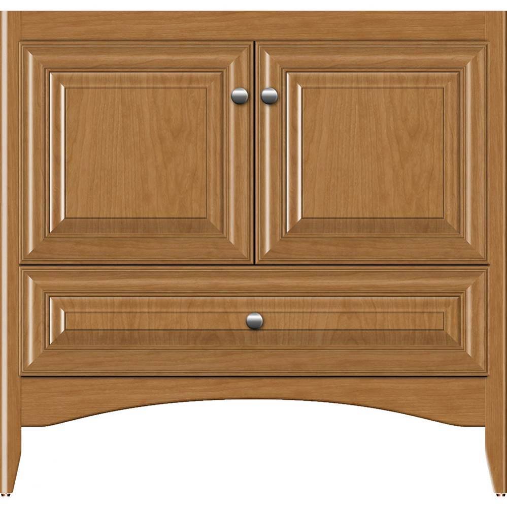 36 X 18 X 34.5 Wallingford Town Vanity Classic Miter Nat Cherry 3 Drw