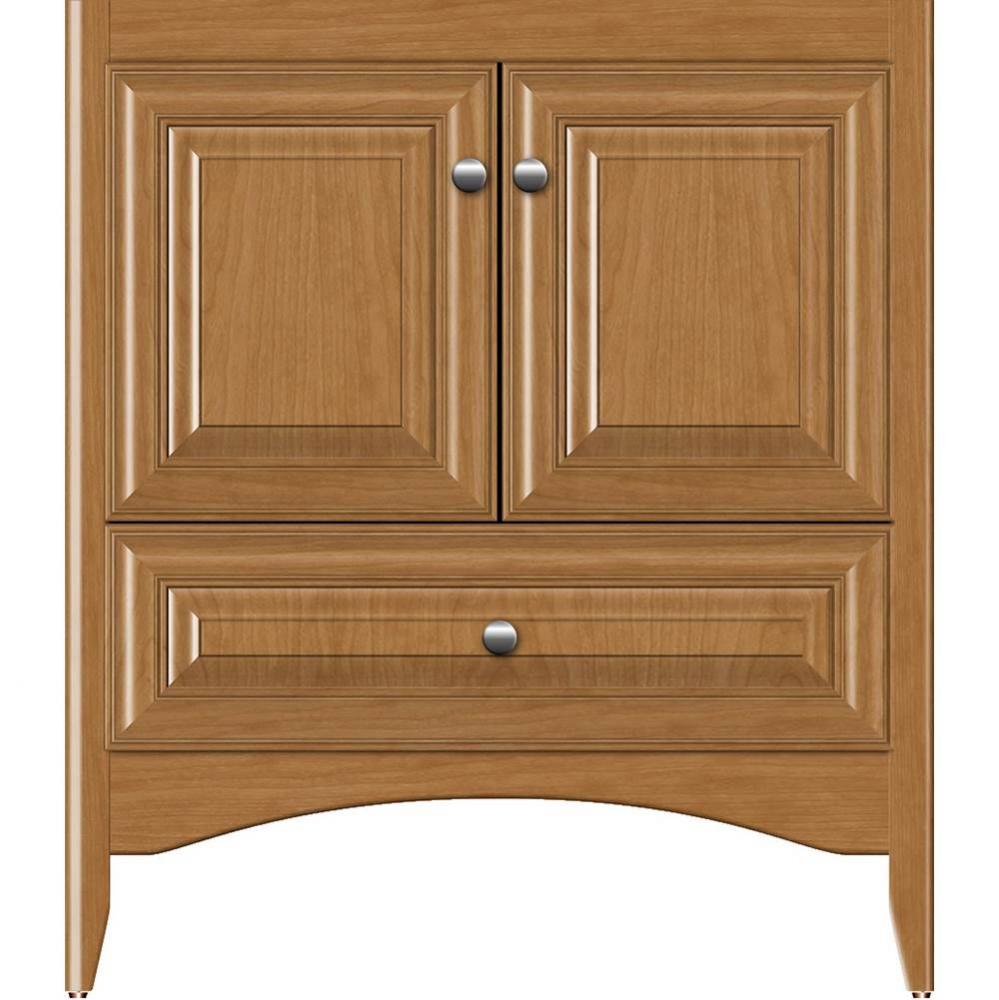 30 X 18 X 34.5 Wallingford Town Vanity Classic Miter Nat Cherry 3 Drw