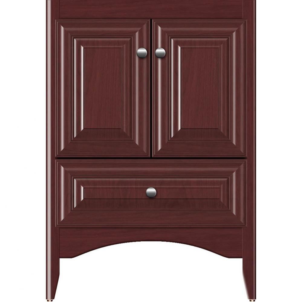 24 X 18 X 34.5 Wallingford Town Vanity Classic Miter Dk Cherry 3 Drw