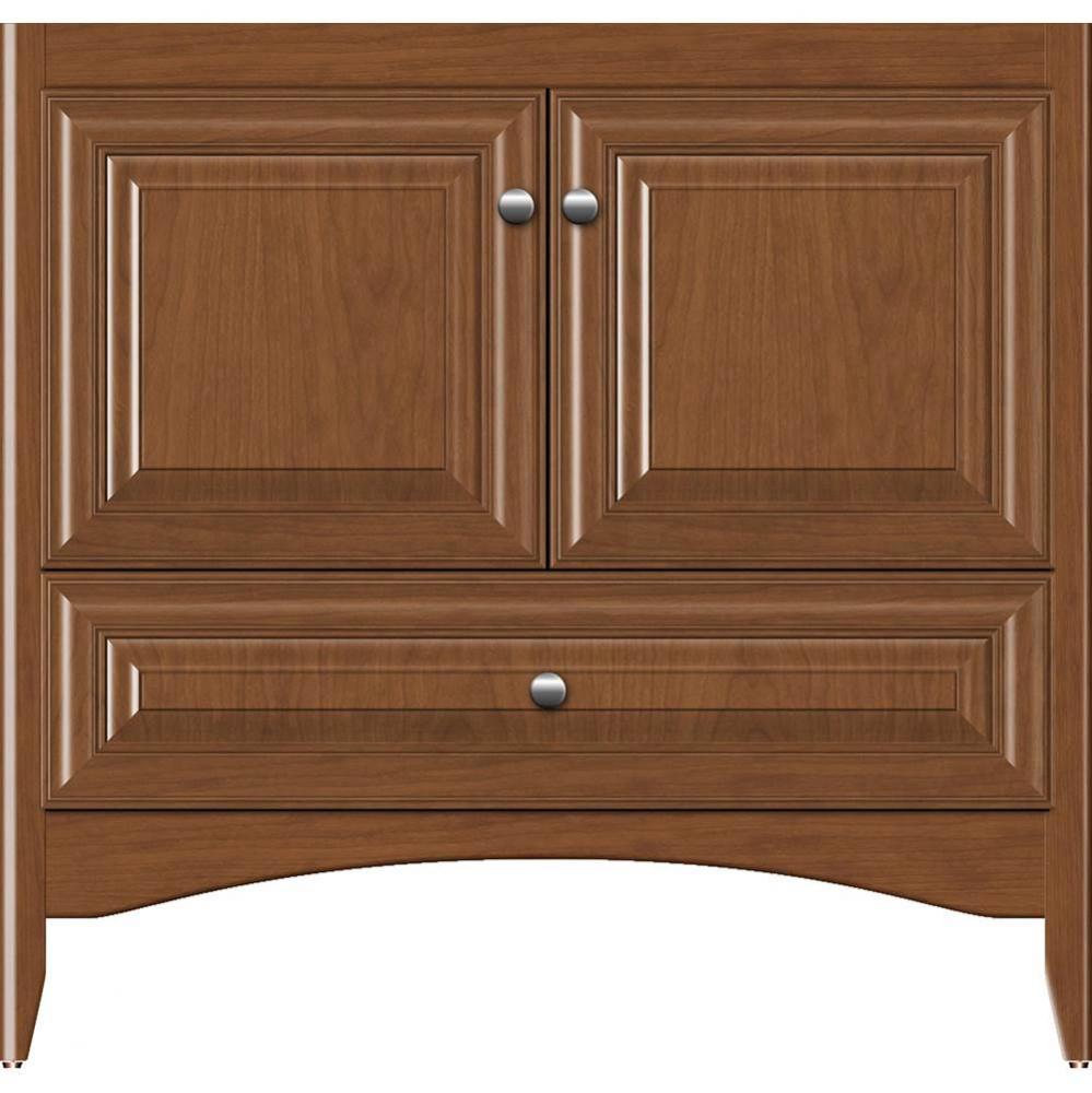 36 X 21 X 34.5 Wallingford Town Vanity Classic Miter Cinn Cherry 3 Drw