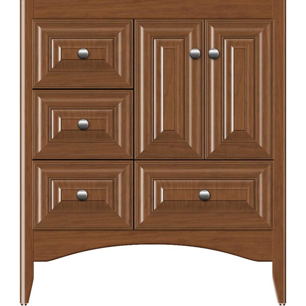 30 X 21 X 34.5 Wallingford Vanity Classic Miter Cinn Cherry Lh