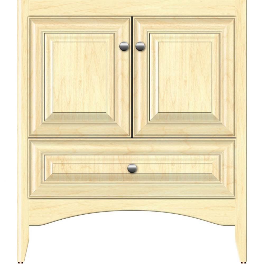 30 X 21 X 34.5 Wallingford Town Vanity Classic Miter Nat Maple 3 Drw