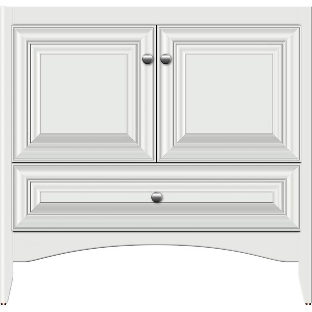 36 X 21 X 34.5 Wallingford Town Vanity Classic Miter Powder Grey 3 Drw