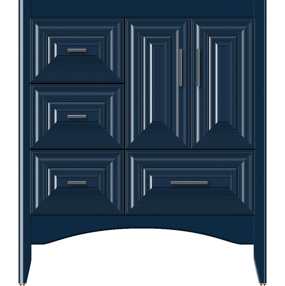 30 X 18 X 34.5 Ravenna Vanity Classic Miter Lapis Night Lh