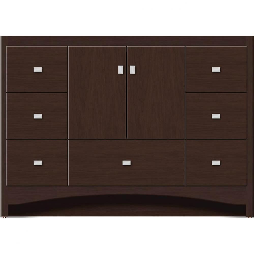 48 X 21 X 34.5 Ravenna Vanity Slab Choc Cherry Sb